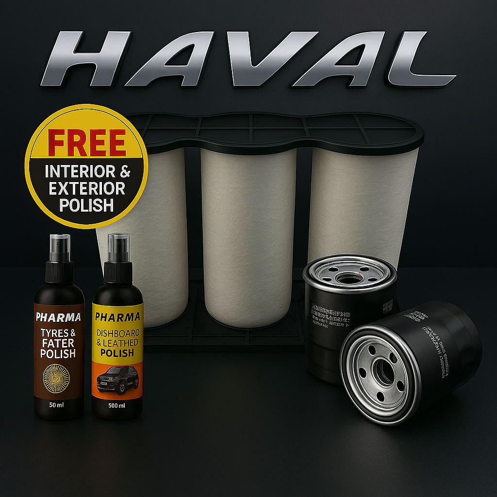 Haval Maintenance Package - Air & Oil Filter Combo (Free Interior & Exterior Polish)