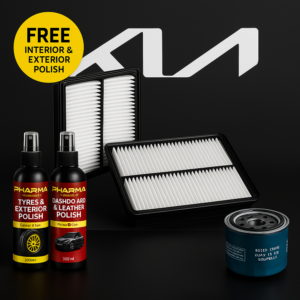 Kia Maintenance Package - Air & Oil Filter Combo (Free Interior & Exterior Polish)