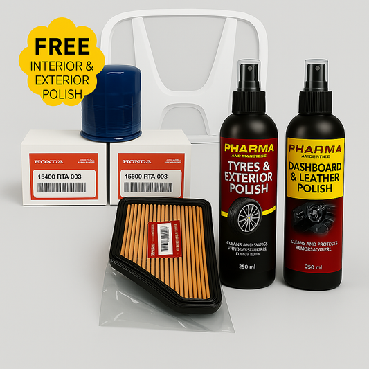 Imported Original Honda Civic 2016-2021 Air & Oil Filter Kit – Free Car Polish Included
