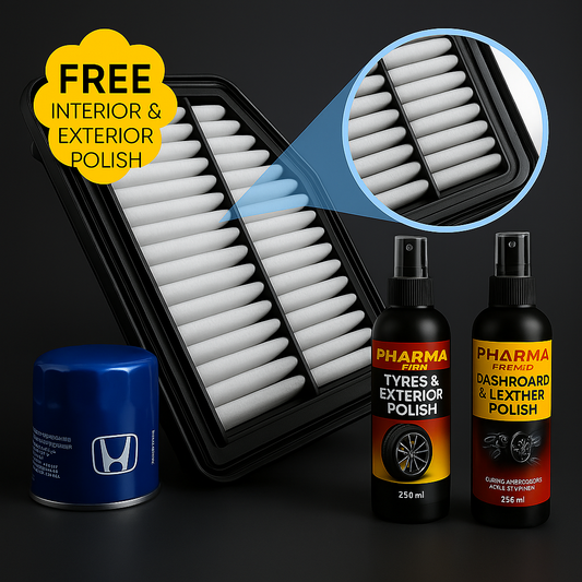 Imported Original Honda Civic 2012-2016 Air & Oil Filter Kit – Free Car Polish Included